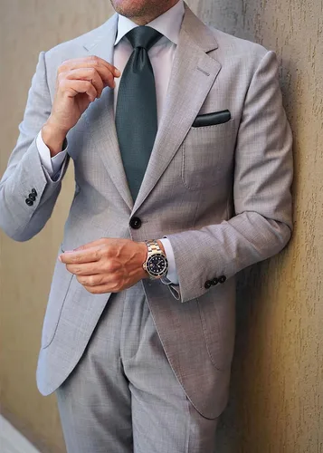 Miniatura 277 de HISDERN Conjunto de corbata a cuadros a cuadros pañuelo tejido clásico formal para hombre corbata y bolsillo cuadrado