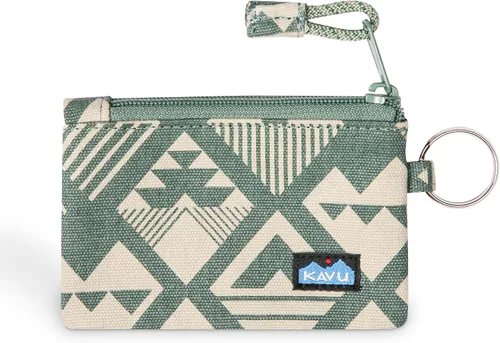 Miniatura 31 de KAVU Stirling Cartera delgada de lona de algodón con cremallera de doble cara