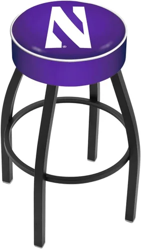 Miniatura 26 de The Holland Bar Stool Company L8B1-4 Georgia Tech - Taburete giratorio con base antiarrugas, color negro