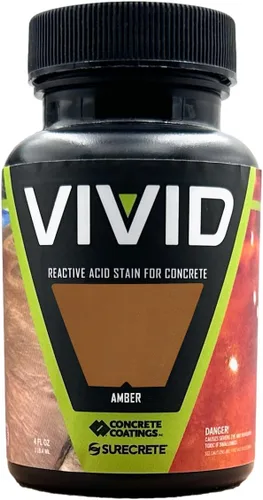 CC Concrete Coatings Tinte ácido vívido para hormigón ámbar 4OZ