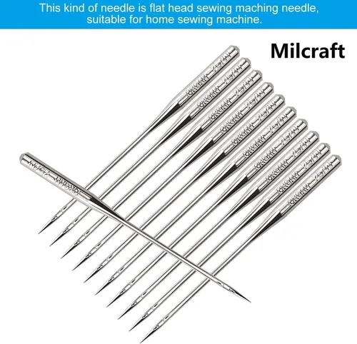 Miniatura 4 de 50 agujas de coser para máquina de coser de bordado, tamaño 75/11, 130/705H, HAx1 agujas de coser para máquina de coser Brother