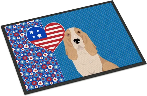 Miniatura 20 de Caroline's Treasures WDK5119JMAT Airedale Terrier USA - Tapete para interiores o exteriores, 24 x 36 pulgadas, tapete para puerta delantera
