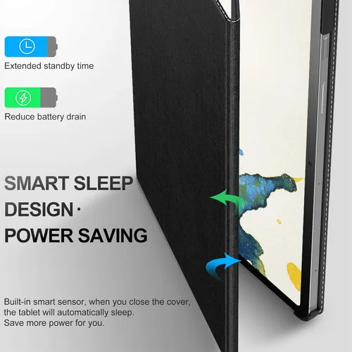 Miniatura 5 de INFILAND Funda para Samsung Galaxy Tab S10 Lite/10 FE/ S9 FE 5G de 10.9 pulgadas/Tab S9 de 11 pulgadas, Cubierta Ultra Delgada Multi-Ángulo