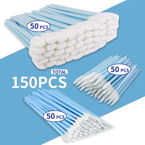 Miniatura 7 de Kit de hisopos de limpieza de espuma multiusos – Esponja de esponja sin pelusa para cámara, pistola, impresora de inyección de tinta, lente óptica