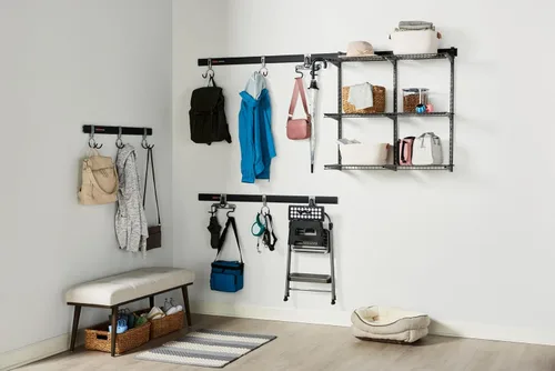 Miniatura 11 de Rubbermaid Fasttrack Rail Storage - Kit de 3 estantes de 36 x 12 pulgadas, 350 libras por estante, para el hogar, garaje, cobertizo/organización