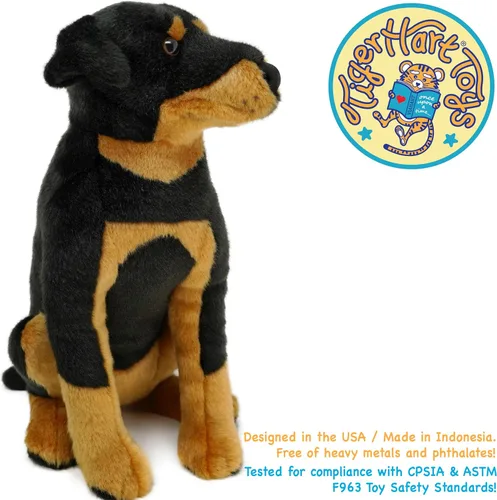 Miniatura 5 de TigerHart Ronin The Rottweiler - Peluche de 14 pulgadas
