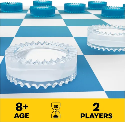 Miniatura 2 de Juego de mesa Pack & Go de ajedrez y damas de Spin Master Games Juego portátil de 2 jugadores Tablero de ajedrez Juego de ajedrez para adultos