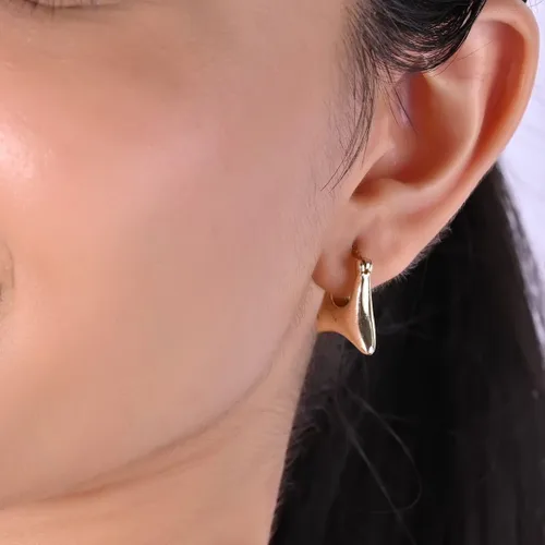Miniatura 39 de Gempires - Aretes ligeros y gruesos, delicados y minimalistas, hipoalergénicos, chapados en oro, sin deslustre, diseño clásico, para uso diario