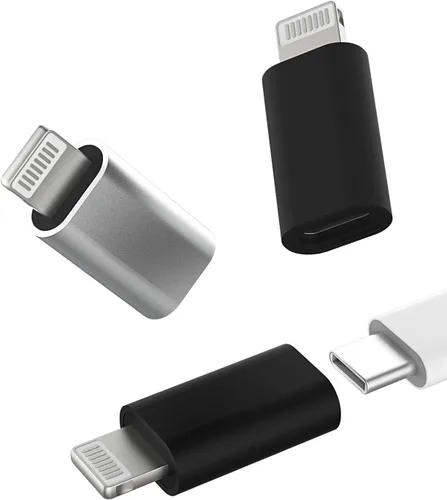 Miniatura 13 de Paquete de 3 adaptadores Lightning hembra a USB-C macho, tipo de carga para iPhone 11, iPad Pro, Samsung Galaxy S20, Note 10, LG V50, HTC U12, Nexus