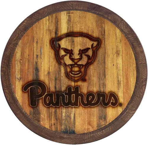 Miniatura 117 de The Fan-Brand NCAA Oklahoma Sooners: Reloj de pared con parte superior de barril de imitación para decoración de bar, decoración de fiesta