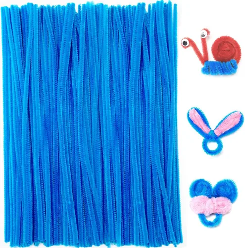 Miniatura 15 de Praisebank Limpiapipas marrones para manualidades, 200 piezas, tallos de felpilla para proyectos de bricolaje, suministros de arte y manualidades
