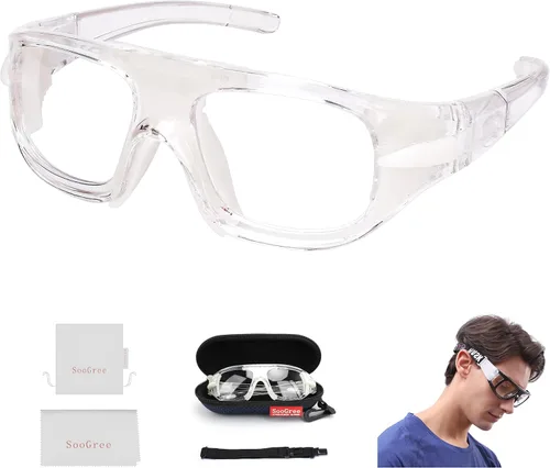 Miniatura 13 de SooGree Sports Goggles Racquetball Glassess Basketball Football Soccer Goggles for Men & Women Adjustable Strap