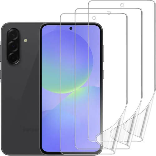 Miniatura 24 de Paquete de 3 protectores de pantalla compatibles con Samsung Galaxy S21 FE 5G de 6.4 pulgadas, película de hidrogel de TPU suave transparente HD