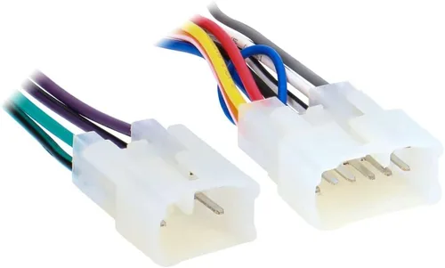 Miniatura 3 de Metra 99-8206 Kit de instalación DIN individual para Toyota Highlander/4 Runner 2001-2007, negro y arnés de cableado de radio 70-1761 para altavoz