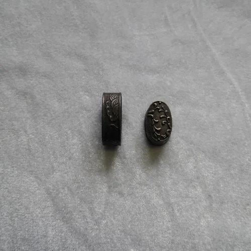 Miniatura 24 de Espada samurái japonesa KOSHIRAE – Aleación de Fuchi Kashira 01-44