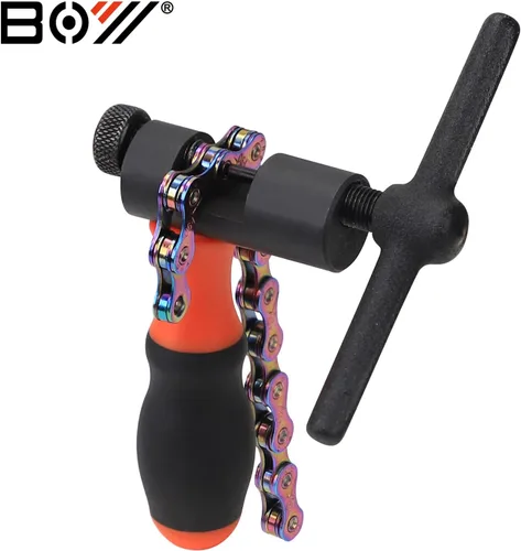 Miniatura 2 de Kit de herramientas universal para cadena de bicicleta con disyuntor de bicicleta, alicates de cadena principal, comprobador de cadena