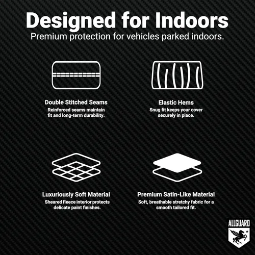 Miniatura 3 de CarCovers - Funda de automóvil para interior resistente a los arañazos compatible con Bentley Continental GT- 2004-2016, material satinado negro