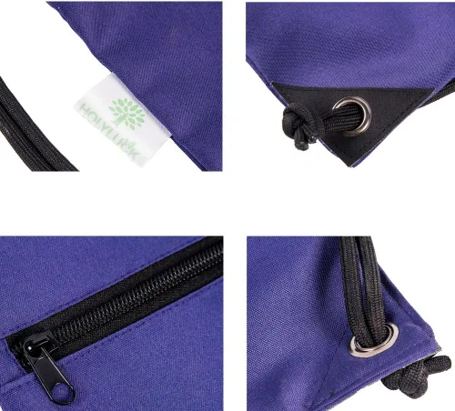 Miniatura 4 de HOLYLUCK - Mochila, bolsa deportiva con cordón ajustable para gimnasio