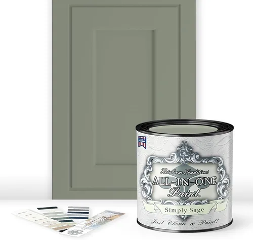 Miniatura 90 de Pintura TODO EN UNO, Abbey (gris cálido), Muestra de 8oz - Pintura duradera para gabinetes y muebles. Imprimación y capa superior incorporadas,