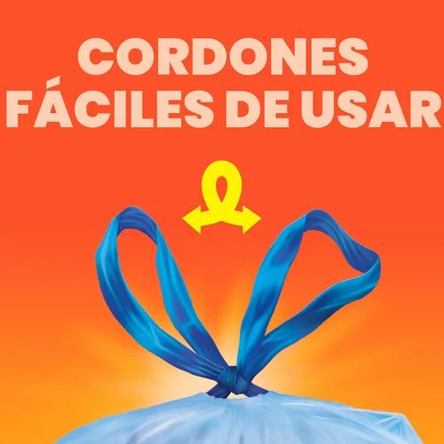 Miniatura 2 de Bolsas para Basura de Reciclaje Hefty, Azul, 13 Galones, 60