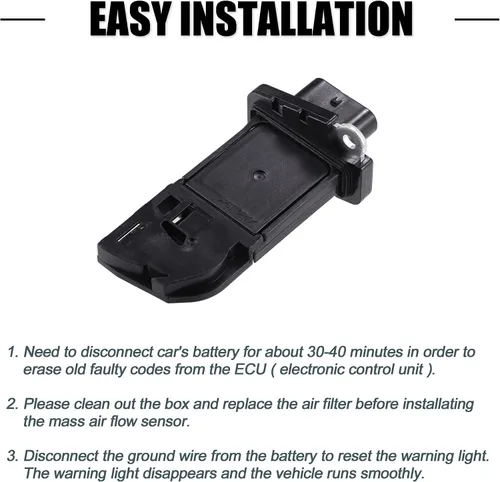 Miniatura 4 de uxcell Reemplazo del sensor de flujo de aire masivo del coche No.06J906461D para Volkswagen Touareg 2012-2017