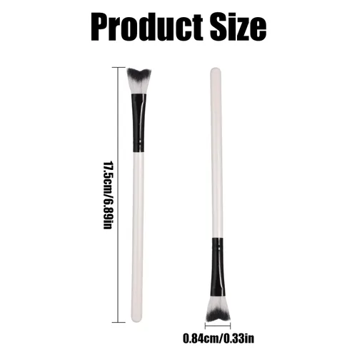 Miniatura 2 de TOYMIS 5 cepillos de champú para pestañas, cepillo de limpieza de extensiones de pestañas, eliminación de maquillaje suave, cepillo de limpieza