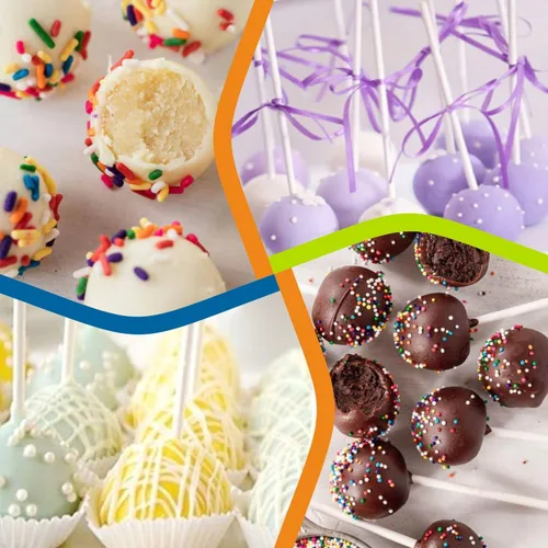 Miniatura 5 de 100 unidades de palos de piruleta de papel blanco de 6 pulgadas, palos para pastel de piruleta, palos de chupete para galletas, caramelo arcoíris