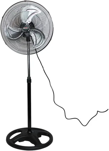 Miniatura 11 de K Tool International 77723; Ventilador de pedestal industrial resistente al agua IPX4 para exteriores, ventilador no oscilante de 24 pulgadas