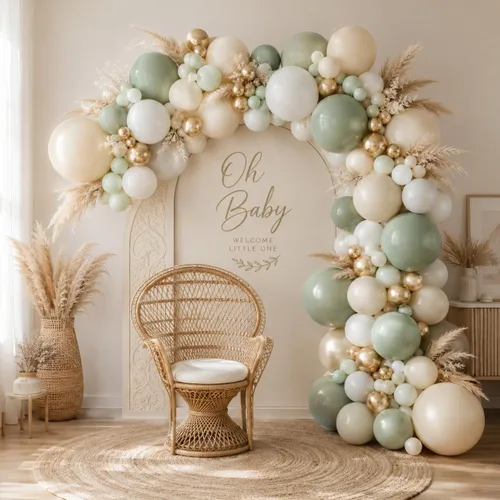 Miniatura 12 de Kit de Arco de Globos Azul Blanco Plateado, Guirnalda de Globos Azul Marino Plateado Blanco con Globos Metálicos Azul Oscuro Azul Claro Plateados