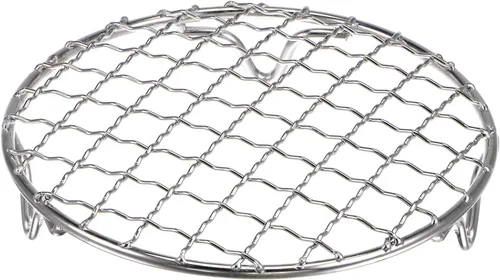 Miniatura 36 de HARFINGTON Rejilla Redonda de Cocina de 6.5 Pulgadas de Acero Inoxidable 201 con Alambre Cruzado para Barbacoa, Parrilla, Cocina, Horneado, Ahumado