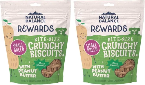 Miniatura 9 de Natural Balance Premios de Ingredientes Limitados Crujientes Galletas, Bocadillos para Perros de Tamaño de Mordida Sin Granos para Perros de Raza