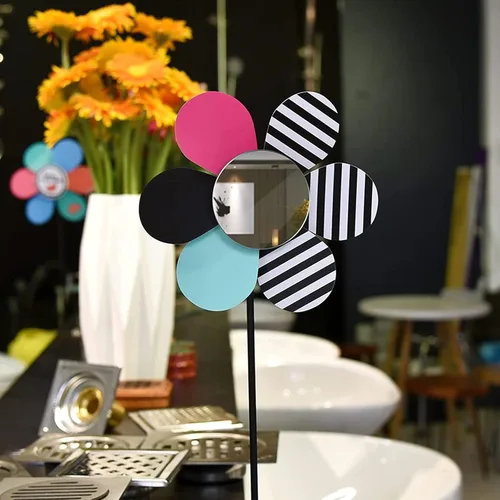 Miniatura 5 de Jetec 40 piezas de espejo redondo de tamaño pequeño, pequeño, azulejos adhesivos para decoración del hogar para manualidades y proyectos