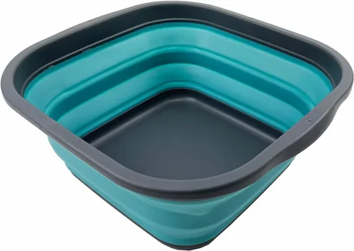 Miniatura 6 de SAMMART Juego de 2 tinas plegables de 5.5 L (1.4 galones) - Tina plegable para platos - Lavabo portátil - Tina de plástico que ahorra espacio