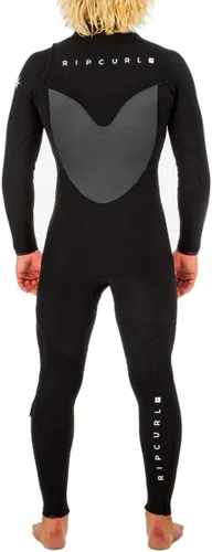 Miniatura 2 de Rip Curl Flashbomb - Traje de neopreno con cremallera en el pecho (4/3 GB, color negro, LT para hombre)