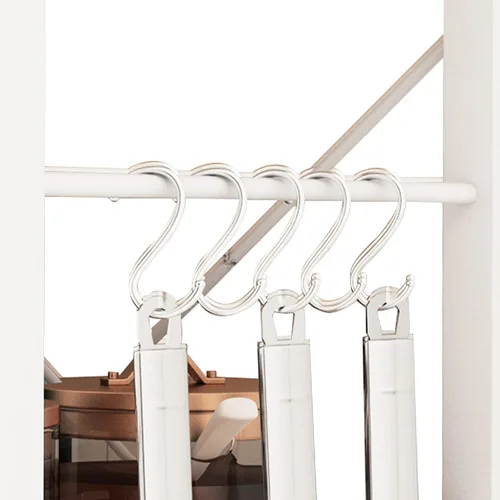 Miniatura 6 de sogesfurniture Estante de cocina de 3 niveles para panadero, soporte para horno de microondas, carrito de almacenamiento, estación de trabajo, Negro