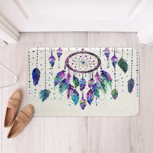 Miniatura 41 de Feelyou Tapetes de baño estampados, con patrón de sombrero occidental, para niños y niños, vaquera rosa, para ducha, accesorios de baño abstractos