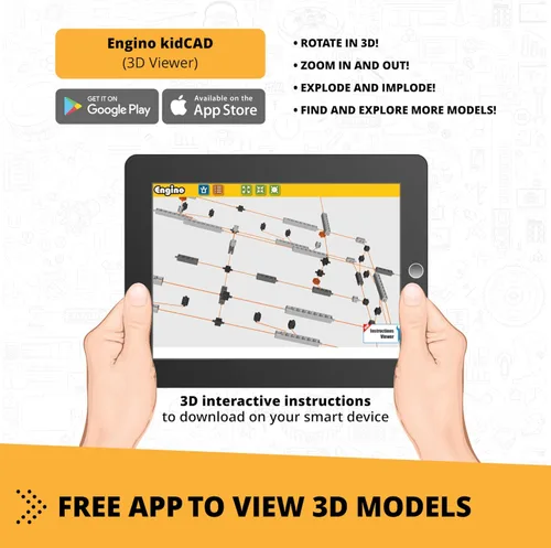 Miniatura 5 de Engino Creative Builder - Camión volquete 3 en 1, kit de construcción para niños a partir de 6 años, regalos para niños y niñas, juguetes