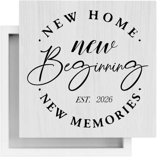 Miniatura 2 de Rústico 2026 Ideas de regalos de inauguración de la casa para mujeres, hombres, amigos, decoración de estante de escritorio para el hogar, 5.1 x 5.1