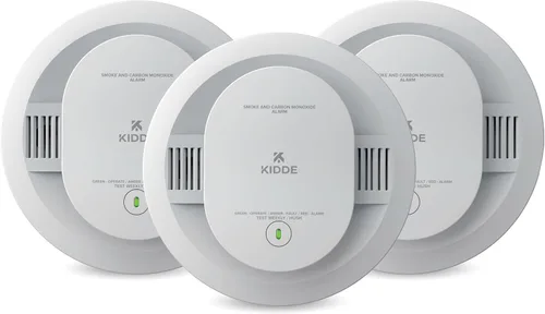 Miniatura 14 de Kidde - Detector de humo y monóxido de carbono, funciona con pilas AA, indicadores de luz de advertencia LED, 30CUDR