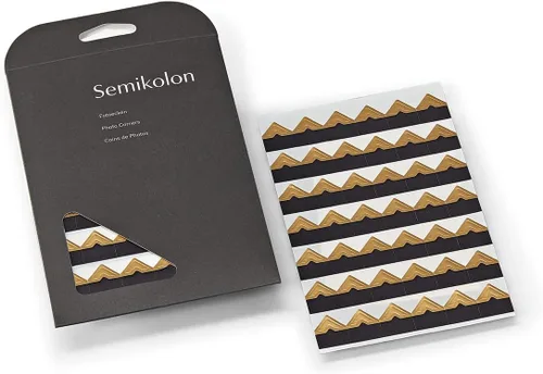 Miniatura 10 de Semikolon - Esquinas autoadhesivas para álbumes, 252 piezas, color plateado Plata