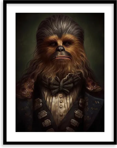 Miniatura 10 de Láminas de Arte de Retratos Victorianos de Star Wars - Impresión de Arte Fino Giclée Premium - Decoración de Pared Steampunk Estética, Póster Darth