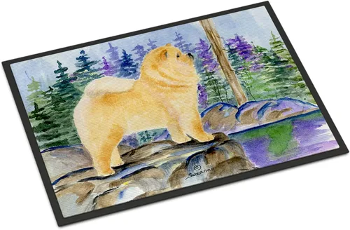 Miniatura 326 de Caroline's Treasures SS8220MAT - Felpudo afgano de 18 x 27 pulgadas, para interiores y exteriores, para entrada, antideslizante, lavable, de pelo