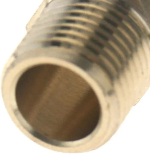 Miniatura 2 de 2 x adaptador para manguera de aerógrafo Conector 1/4" rosca BSP macho a rosca macho manguera de línea de aire