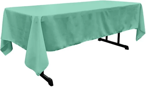 Miniatura 40 de New Creations Fabric & Foam Inc - Mantel rectangular de popelina de poliéster de 60 pulgadas de ancho por 120 pulgadas de largo. (Avocado)