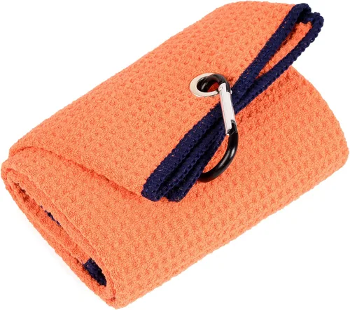 Miniatura 11 de Mile High Life Premium Waffle-Weave Golf Towel 16" X 24" Extra Absorbent & Quick-Dry Ultra-Soft Microfiber Carabiner Clip Multi