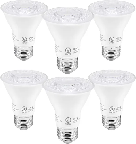 Miniatura 9 de PAR20 Bombillas LED con certificación UL, bombilla regulable, foco de 7 vatios (equivalente a 60 W), base E26, bombillas reflectoras blanco luz