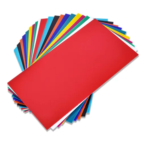 20 hojas de acrílico fundido de 12 x 20 x 0.118 pulgadas, hoja de plástico opaca (no transparente) para manualidades, letreros, proyectos de