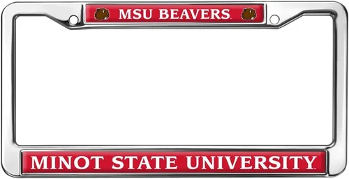 Miniatura 194 de Texas A&M University - Texarkana Mascot - Marco de metal estándar para placa de matrícula de tamaño completo