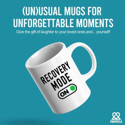 Miniatura 2 de Taza de café Recovery Mode On Get Well de regalo para pacientes, regalos inspiradores motivacionales para familiares y amigos, vaso de cerámica Negro