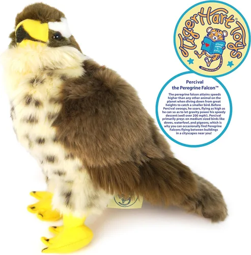 Miniatura 3 de TigerHart Percival El Halcón Peregrino - Animal de peluche de 9 pulgadas de felpa